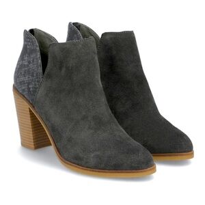 NEW Dolce vita 8 Shai Mixed Material Heel Ankle boots women size 10